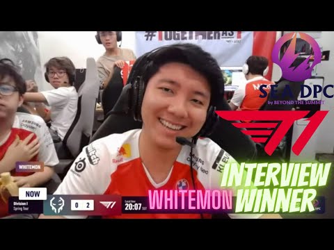 WHITEMON INTERVIEW WINNER AFTER - T1 VS EXECRATION - DPC SEA 2021/2022 Tour 2: Division I