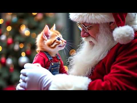 🎄🐾Kittens Celebrating Christmas Like Humans! Purr-fectly Festive & Heartwarming 🎁