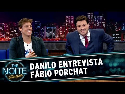 Fábio Porchat é o primeiro entrevistado de Danilo no The Noite