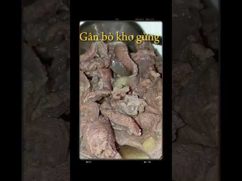 Gân bò kho gừng