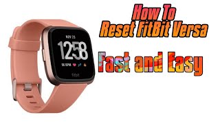 how to hard reset fitbit versa