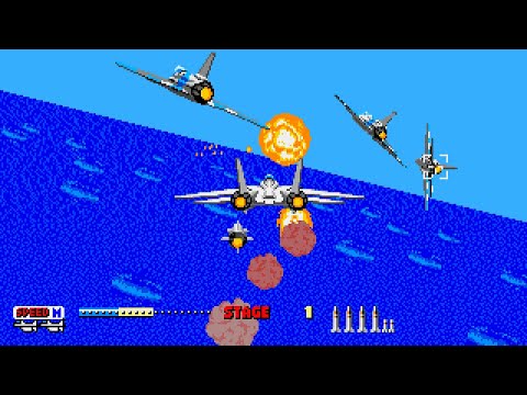 After Burner II Longplay (Sega Genesis) [QHD]