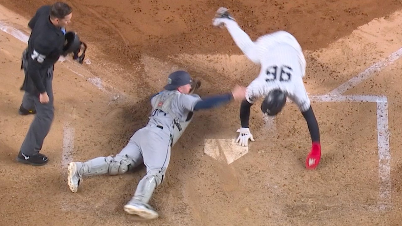 EVERY VIEW: You've gotta see to believe George Lombard Jr.'s INCREDIBLE SLIDE! 👀 | MLB Highlights