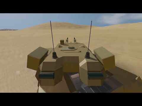 Space Engineers - Mammoth Tank vs 4 Light Tanks - Messy Confrontation