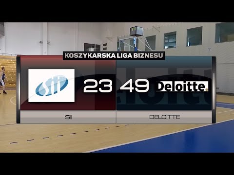 SII vs Deloitte - VII kolejka - Grupa B Poznań - Koszykarska Liga Biznesu
