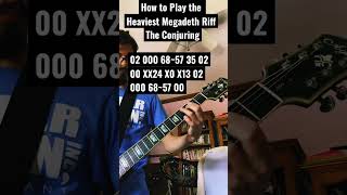 How to Play the Heaviest Megadeth Riff - The Conjuring