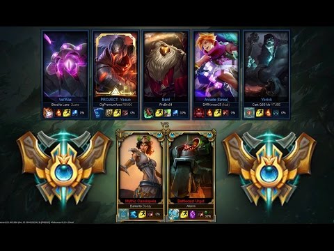 2 Challenger Players vs. 5 Bronze Players (2v5) INSANE GAME - League of Legends