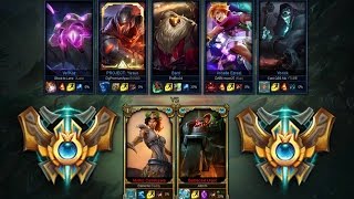 2 Challenger Players vs. 5 Bronze Players (2v5) INSANE GAME - League of Legends