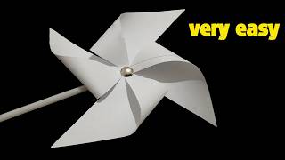 How to Make a DIY Paper Windmill (Pinwheel) - Easy Craft for Kids