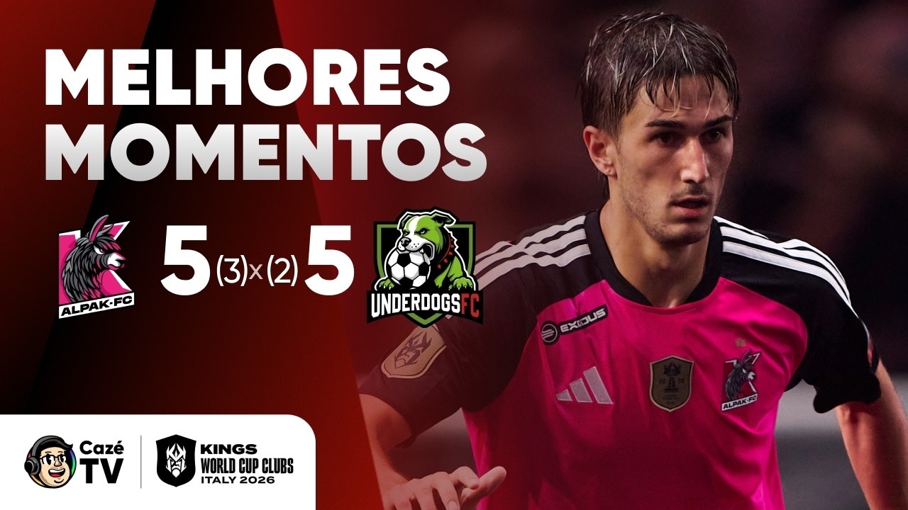 MELHORES MOMENTOS: ALPAK 5(3) X (2)5 UNDERDOGS | COPA DO MUNDO DE CLUBES KINGS LEAGUE | QUARTAS