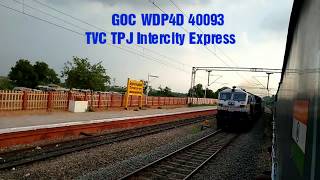 preview picture of video 'TVC TPJ Intercity express with GOC WDP-4D 40093'