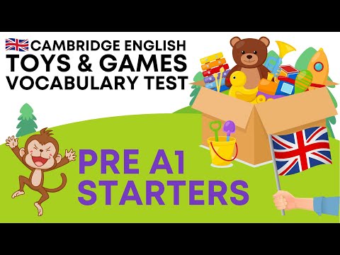 Toys & Games English vocabulary Pre A1 Fun for Starters - Cambridge English YLE Exams