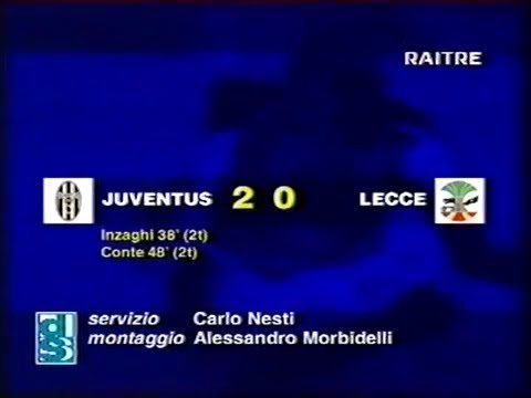 1997-98 (1a - 31-08-1997) Juventus-Lecce 2-0 [F.Inzaghi,A.Conte] Servizio D.S.Rai3
