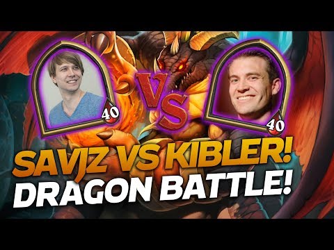 NEW PATCH! Savjz vs Kibler! Who's the TRUE DRAGONMASTER?!? | Hearthstone Battlegrounds | Savjz