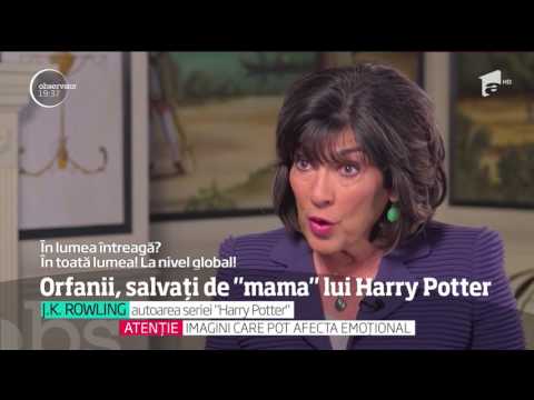 Mama lui Harry Potter vrea să-i salveze pe orfanii României. Şi nu doar pe ei