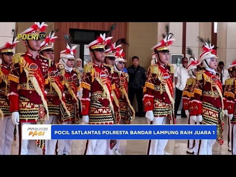 POLISI CILIK ASUHAN SATLANTAS POLRESTA BANDAR LAMPUNG RAIH JUARA PERTAMA PERLOMBAAN TINGKAT POLDA