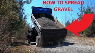 How to Spread Gravel