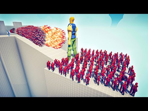 100x DEMONIC WARRIOR & NOOB GIANT vs 3x EVERY GOD - 🏹 Totally Accurate Battle Simulator