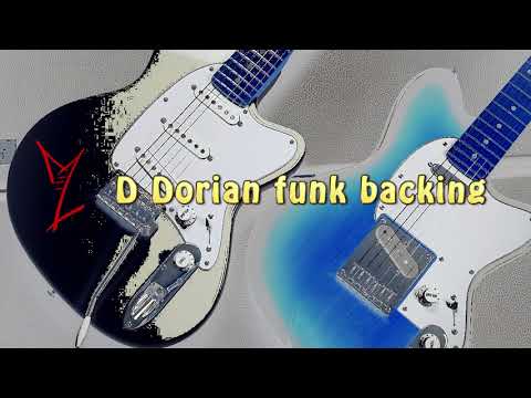 D dorian groove backing track