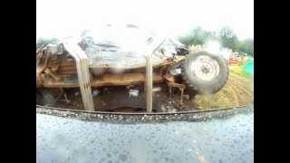preview picture of video 'Demo Derby Truck Rollover - Jon Mewes 5x'