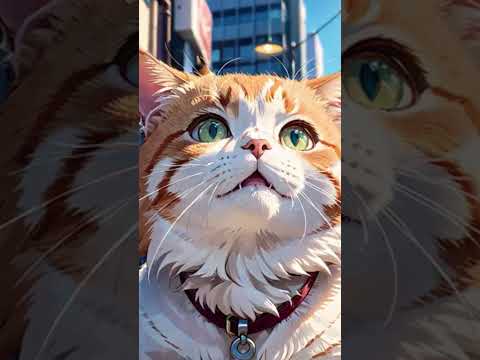 cutie cat #aicat #cybercat #virtualcat #shorts #funnycat #purrfect #pawsome