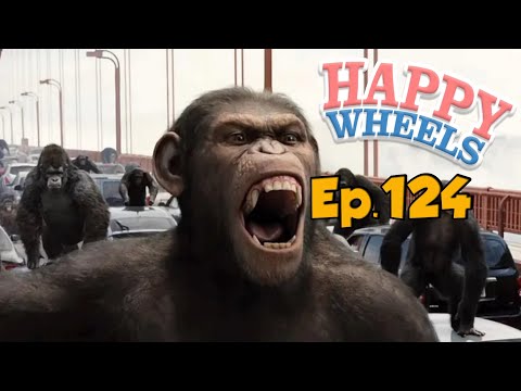 Happy Wheels[Ep.124]Land of the Apes(quit) w/Tailsly