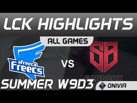 AF vs SB Highlights ALL GAMES LCK Summer Season 2020 W9D3 Afreeca Freecs vs SANDBOX Gaming by Onivia