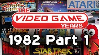 The Video Game Years - 1982 Pt 1 - Atari 5200, Commodore, QBert, Pole Position, Joust, Burgertime