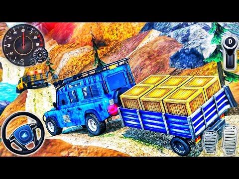 Offroad jeep cargo Driving simulation - 4x4 SUV Hill #driver #android #gameplay