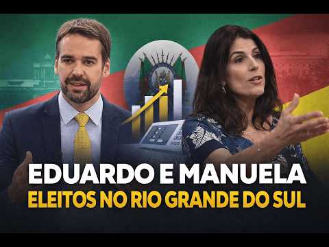 EDUARDO LEITE E MANUELA D'ÁVILA LIDERAM NO RIO GRANDE DO SUL PARA SENADOR