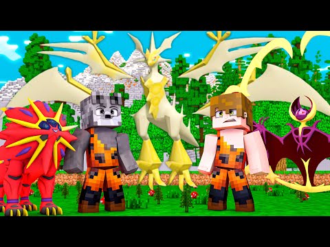Minecraft : Primitivo Pokémon #12 - CONSEGUI O POKÉMON LENDÁRIO ULTRA NECROZMA PERFEITO!!
