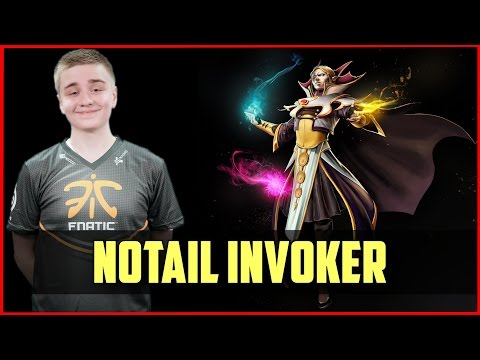 OG.N0tail Invoker DOTA 2 gameplay