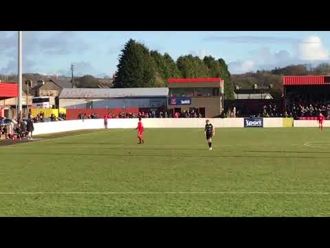 Ballyclare Comrades v Glentoran, Irish Cup 6th Round, Sat 3 Feb 2018,Curtis Allen 1-0