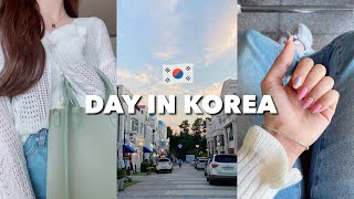 Day in Korea as a foreign student vlog: Korean-style nails, study café, new bag & glasses ft. TIJN