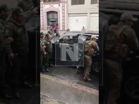 Así ingresó al penal de San Pedro el exministro Arturo Murillo