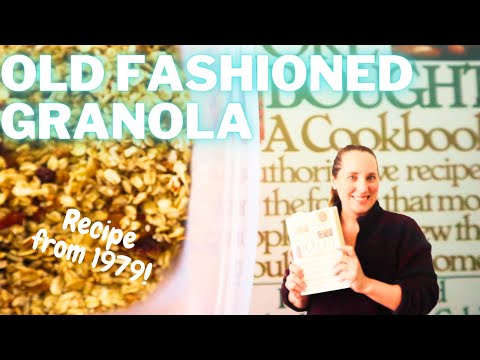 Old Fashioned GRANOLA Recipe! EASY Granola Recipe From 1979!