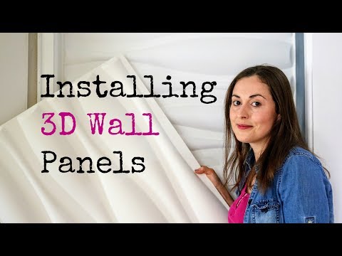 Installing 3D Wall Panels
