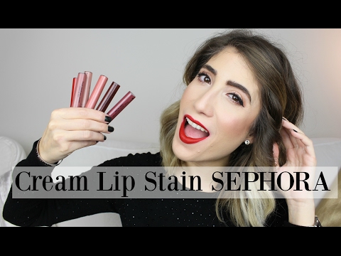 Cream Lip Stain de SEPHORA | Swatches en los LABIOS + opinión!!!