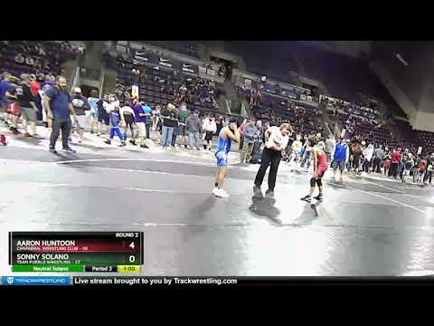 94 Lbs Round 2 - Sonny Solano, Team Pueblo Wrestling Vs Aaron Huntoon, Chaparral Wrestling Club 44