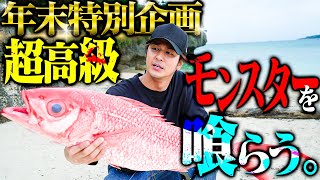  - 〇〇Kgの超高級巨大魚を捌いて喰らう！