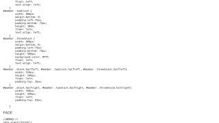 Summation of styles with same characters wrong coded in css?