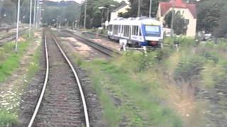 preview picture of video 'Führerstandfahrt Fuchstalbahn Einfahrt Bhf SOG'