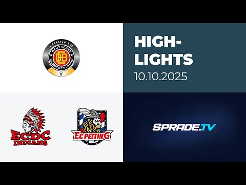 October 10, 2025 - Highlights - ECDC Memmingen Indians vs. EC Peiting