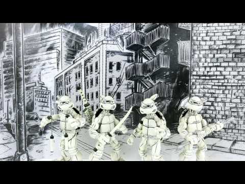 Video Review of Toyhax.com Teenage Mutant Ninja Turtles toy Backdrops