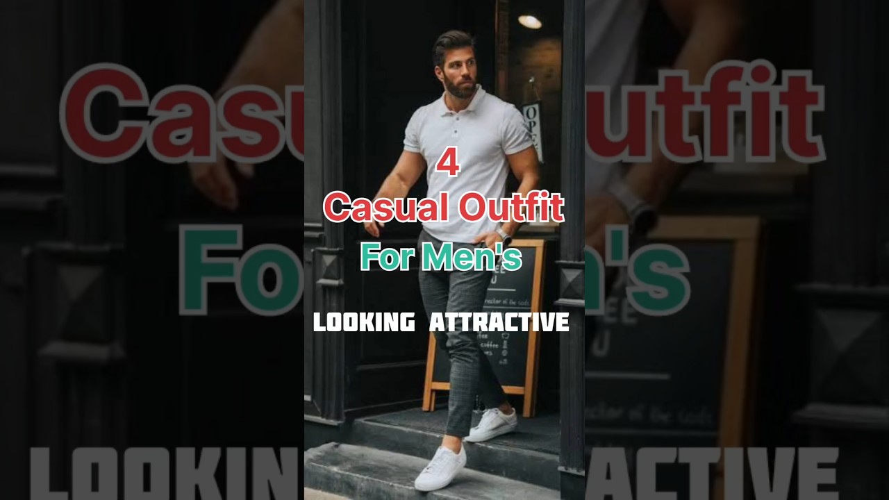 😎 Top 4 Casual Outfit For Men's 2025 ( Looking Attractive ) #style #mensfashion #fashion #formal