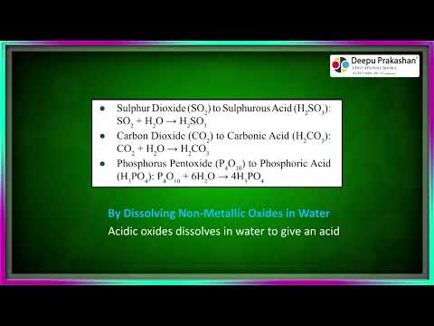 Chapter-3 Topic-3.4 General Methods for the Preparation of Acids