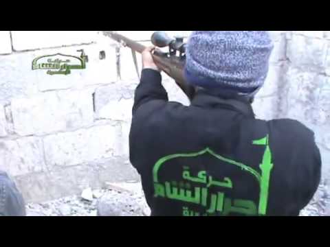 رباط عناصر حركة أحرار الشام الإسلامية على جبهة سرية أبو ذياب في محافظة القنيطرة