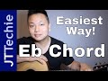 Easiest Way to Play Eb Chord on Acoustic Guitar | E Flat Chord on Guitar