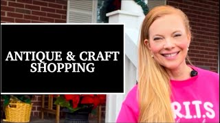 Visiting NEW Antique Stores Looking For Amaryllis Pots & A Christmas Wonderland