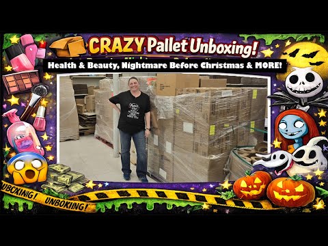 📦 CRAZY Pallet Unboxing! Health & Beauty, Nightmare Before Christmas & MORE!